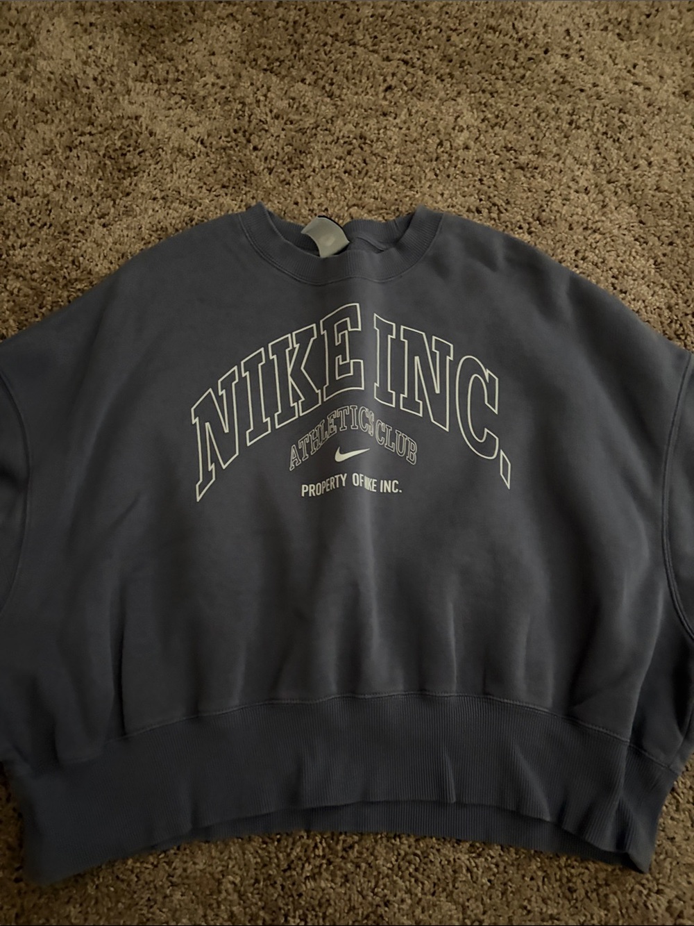 Nike Women’s Navy Crewneck Sweatshirt - Nike Inc.